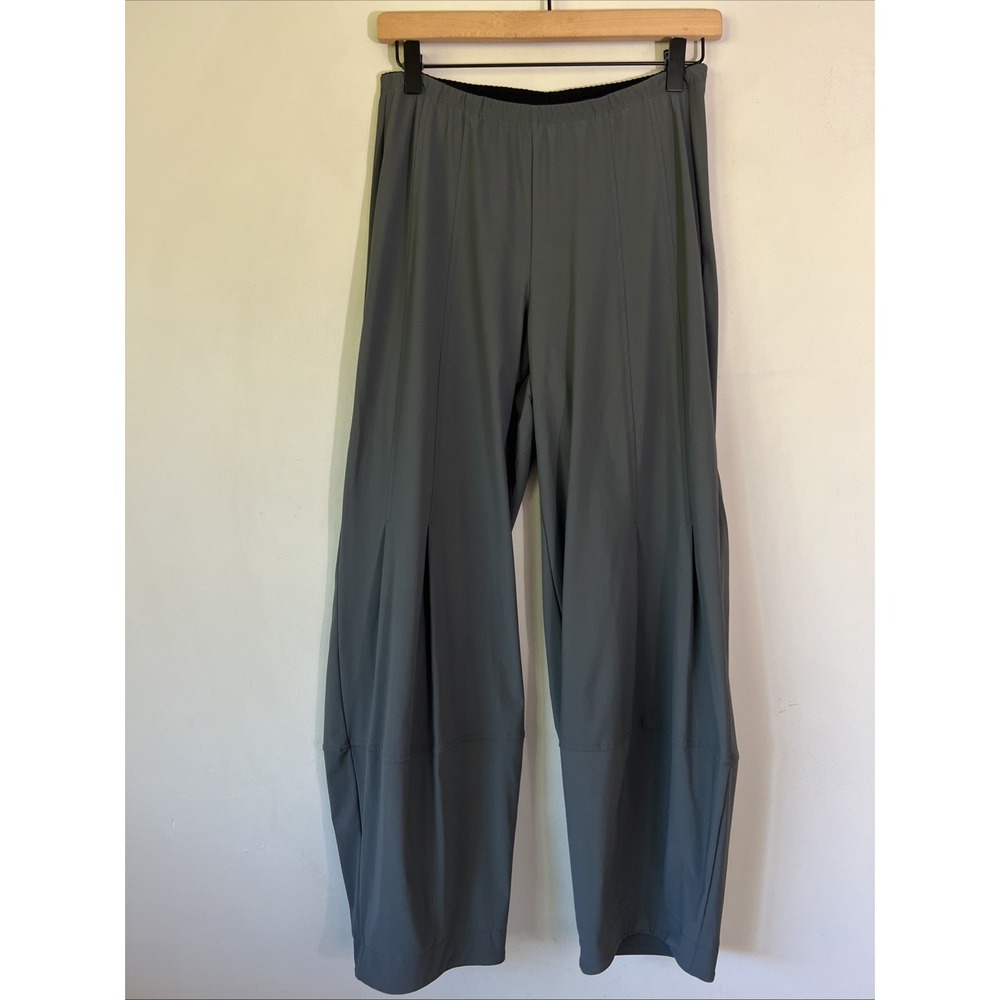 Porto SF Womens Size 2 Buster Cropped Lantern Barrel Leg Pants Grayish